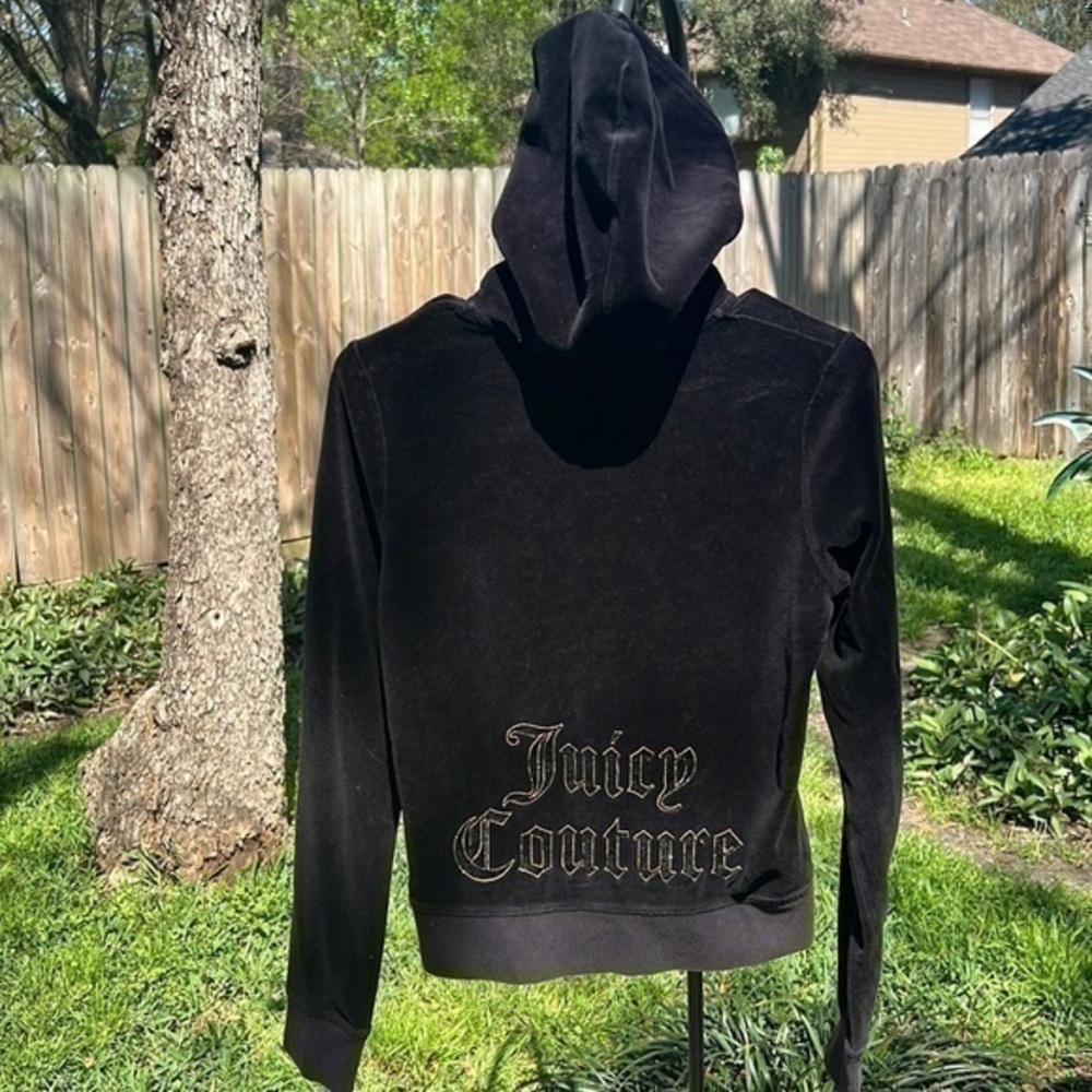 ▶️ Juice Couture◀️ Y2K Velour Hooded Jacket